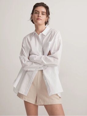 Madewell Signature Poplin Oversized Shirt